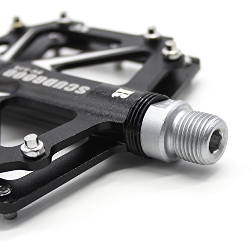 Wily Ultra-light Aluminium Fahrrad Pedale Antirutschpedale MTB / Mountainbike Pedal / BMX Pedal / Abgedichtetes Lager+Cr-Mo Achse - 3