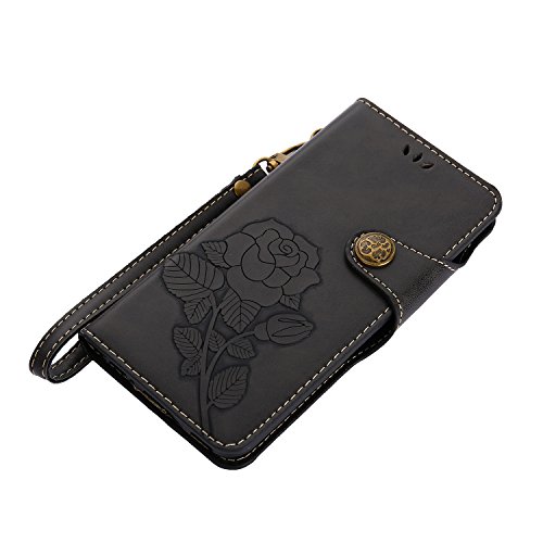 Huawei P10 HÃ¼lle,Huawei P10 SchutzhÃ¼lle, Alfort Retro Design Dual Use Flip HÃ¼lle Cover Schale Book Type PU Leder + PC HÃ¼lle Innere Magnetverschluss Flip Case Wallet Case fÃ¼r Huawei P10 5.1