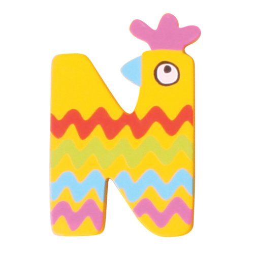 Tatiri Crazy Animals Letter N (Yellow Chicken)