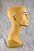 16" Tall PVC Plastic Male Mannequin Head Green Color
