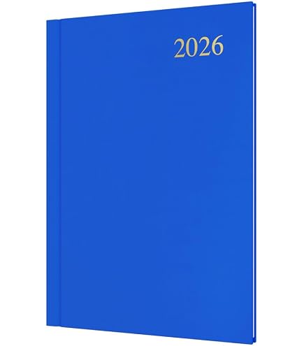 Agenda Semainier Collins 2026, Format A5, Couverture Rigide Jaune, 12 Mois - Parfait Pour Le Bureau Et Les études