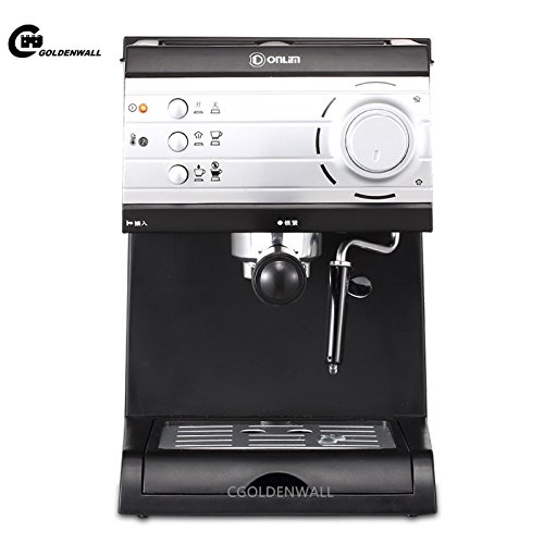 spécification Cgoldenwall Dl-kf6001??lectrique semi-automatique Pompe ? Pression machine ? espresso M?nage cuisson ? la vapeur machine ? caf? italien Commercial haute pression machine ? caf? latte Cappuccino cuiseur vapeur 110?V/220?V 20?bars - 220V