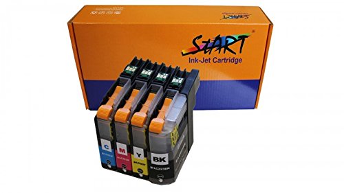 4 XL Ersatz Chip Patronen kompatibel zu Brother LC-223 LC-225 LC-227 XL - Ab Firmware Version F (G/H/I/ etc.) - BK Schwarz, C Cyan, M Magenta, Y Gelb für Brother DCP-J4120DW, MFC-J4420DW, MFC-J4425DW, MFC-J4620DW, MFC-J4625DW, MFC-J5320DW, MFC-J5620DW, MFC-J5625DW, MFC-J5720DW