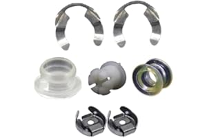 BETTECSO Premium-Reparatursatz für manuelle Schaltung 1997–2005 Getriebe 02J/02K, kompatibel mit VW Gruppe, Gummibuchse + C-Scheiben + Buchsen + Clips, 171711067B, 1K0711049AF