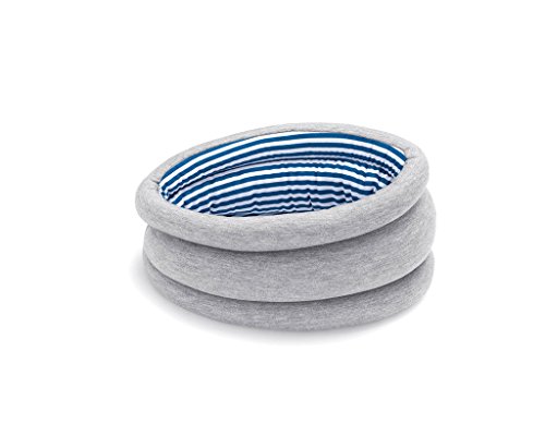 Ostrich Pillow - LIGHT Wavy Navy Band to cover your eyes and rest during the day, it can also be used as a one-size scarf