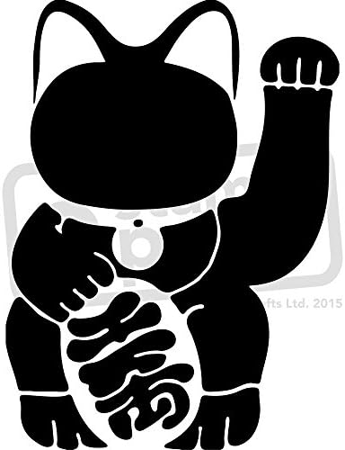 A5 'Lucky Cat' Wall Stencil / Template (WS00013310)