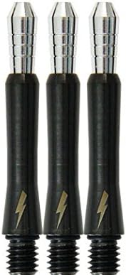 Darthub 1 Set of TARGET GEN 2 PHIL TAYLOR TITANIUM SHORT DART STEMS SHAFTS - BLACK
