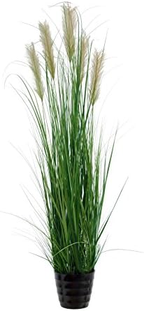 Dekoflower - Artificial Pampas Grass 143 CM Green in Pot