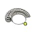 Produktbild Tofree Ringgrößen-Set mit Ringdorn aus Metall, Ringgrößenmesser, Schmuckmesswerkzeug, Ringmessgerät