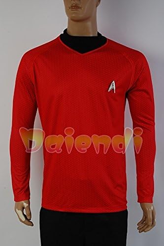 Daiendi Star Trek Into Darkness Scotty Shirt Uniform Costume Red Version adult EU size