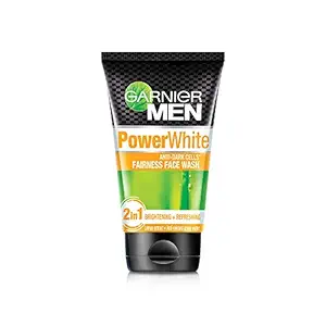 Garnier Men Tubro Bright Anti-Dark Cells Fairness Face Wash, 100g