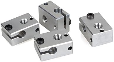 TWP 3D Printer Parts HT-V6 Heating Block for HT-NTC100K Thermistor High Temperature 350 Degrees