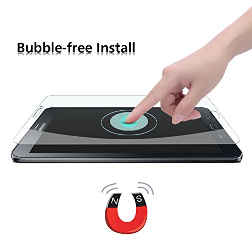 OMOTON Panzerglas Schutzfolie für Samsung Galaxy Tab S2 T719 / T715 [8 zoll] mit [9H Härte][ Anti-Kratzen][Kristall-klar][Bläschenfrei zu Montage][lebenslange Garantie] - 4