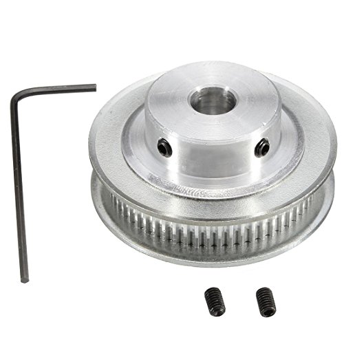 TOOGOO (R) GT2 Zahnriemenscheibe Aluminium – 8mm Bohrung – 60 Zaehne – fuer RepRap 3D Drucker - 3