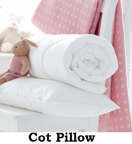 Homefurnishing Baby Cot Bed Anti-Allergy Poly-cotton Duvet/Quilt Or Pillow, Toddler, Junior, Nursery, 4.5 Tog, 7.5 Tog, 9.0 Tog (Cot Pillow Only)