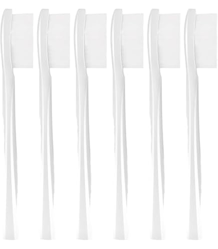 Lot De 6 Têtes De Rechange Souples Pour Brosse à Dents électrique MY VARIATIONS - Blanche - Réf. EBSZ