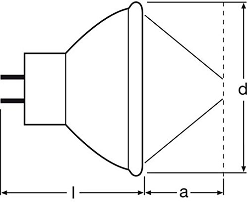 Osram Leuchtmittel EFM 50W 8 V GZ6,35 20X1 64607 - 3