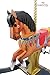 Teamson Kids Childrens Wooden Traditional Carousel Style Rocking Horse Rocker Seat Nursery Toy TD-11677A