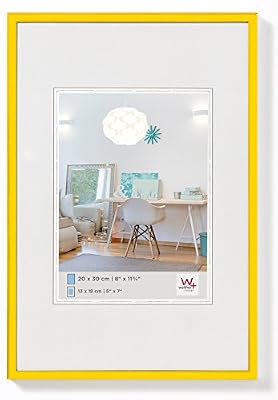 Walther KV030I New Lifestyle Cadre photo en plastique 20 x 30 cm Jaune