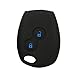 KMH Silicone Key Cover for Renault Duster/Logan 2 Button Remote Key (Black with Blue) RS.199.00