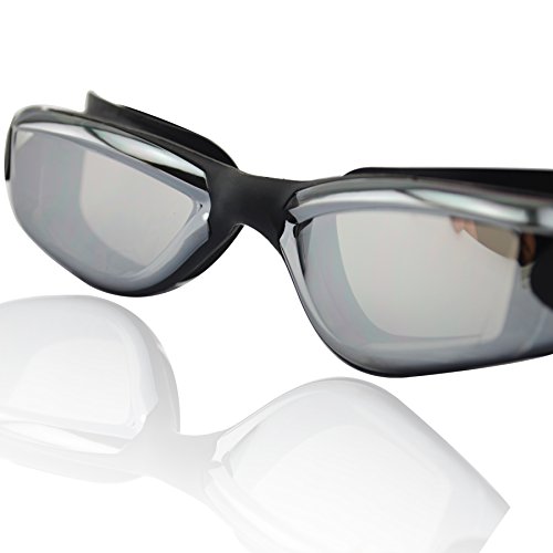 #DoYourSwimming »Orca« Schwimmbrille, 100% UV-Schutz + Antibeschlag. Starkes Silikonband mit Schnellverschluss + stabile Box. TOP-MARKEN-QUALITÄT! AF-1600m - 5