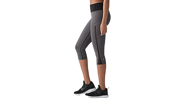 Lululemon Smooth Stride Crop Teal 