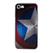 Produktbild iPhone 8 3D Marvel Silikonhülle / Gel Hülle für Apple iPhone 8 (4.7") / Schirm-Schutz und Tuch / iCHOOSE / Captain America - Schild
