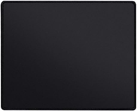 Hongtai Gaming Mouse Mat Pad, 270x220x3mm,Cloth, Non-Slip Rubber Base, Laser &amp; Optical Mouse Compatible - Black