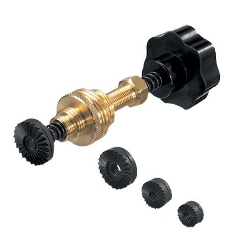 Haas Profi-Ventilsitzfräser-Set für 3/8', 1/2', 3/4' und 1', schwarz/messing (1 Set)