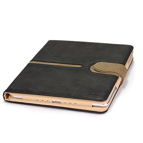 iPad Air 2 [2014 Version-6.Generation] Hülle Original Urcover® [DEUTSCHER FACHHANDEL] Smart Cover Schutzhülle Case Etui mit Sleep/Wake Funktion ?? Zubehör | Schwarz - 2