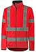 Produktbild Helly Hansen Workwear Warnschutz Fleece-Jacke Boden Fleece CL3 Arbeitsjacke mit HellyTech 169 M, rot, 72368