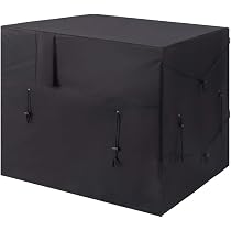 Poolpumpenabdeckung – 61 X 27,9 X 27,9 Cm, 3-lagig Wasserdicht, Mit Klettöffnung & Belüftungsnetz, Für Winter & Outdoor