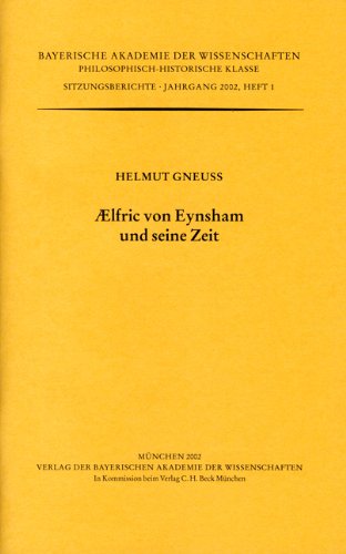 Preisvergleich Produktbild AElfric von Eynsham und seine Zeit