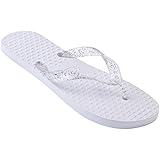 Zohula Wei&szlig;e Hochzeit Flip Flops Zehentrenner 10 Paare - Mischgr&ouml;&szlig;en