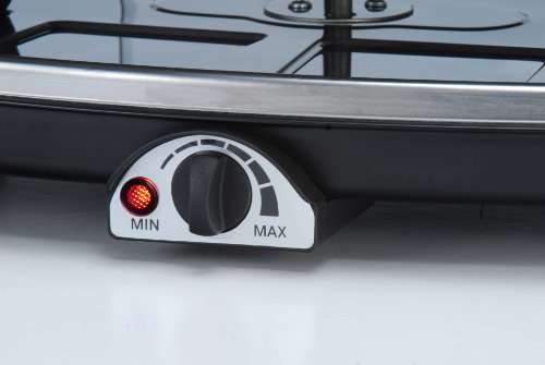 Cloer 6430 Raclettegrill mit Naturstein / 1200 W / 8 Pfännchen antihaftbeschichtet mit wärmeisolierten Griffen - 5