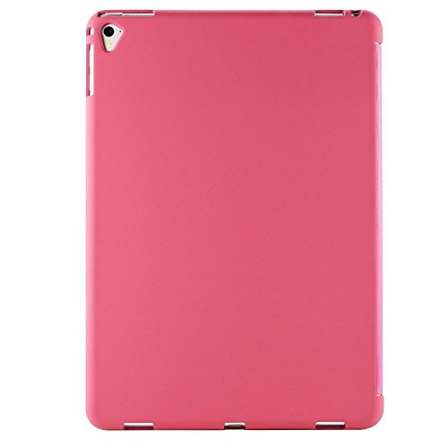 KHOMO iPad Pro 9.7 Zoll Hülle Case Dunkelrosa Gehäuse mit doppelten Schutz ultra dünn und leicht, Smart Cover Schutzhülle fur das Neue Apple iPad Pro 9.7 – Italic Dark Pink - 5