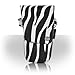 Roo Beauty Hairdressing Pouch, Scissor Holster, Hair Kit Accessories in Pod Zebra
