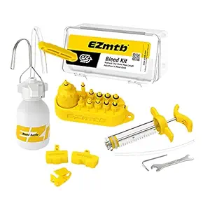 MAXBELL Bike Hydraulic Brake Oil Bleed Kit Mineral Oil Tool Lite PVC Adapter