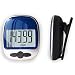 Produktbild HCFKJ Wasserdichte LCD Run Schritt Schrittzähler Walking distance Calorie Counter (BLAU)