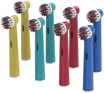 OmagekKids Replacement Toothbrush Heads EB-10A Compatible with Braun/Oral-B (Pack of 4) (8)