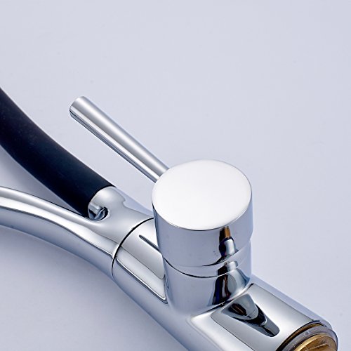 Fapully Wasserhahn Küchenarmatur Küche Mischbatterie Spüle Waschtisch Waschbecken Armatur für Küche Einhebelarmatur küchenspüle Chrom - 5