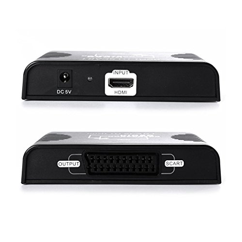 MagiDeal HDMI Zum SCART-Kabel-Anschluss Box Upscaler-Adapter-Konverter EU-Stecker Schwarz - 3