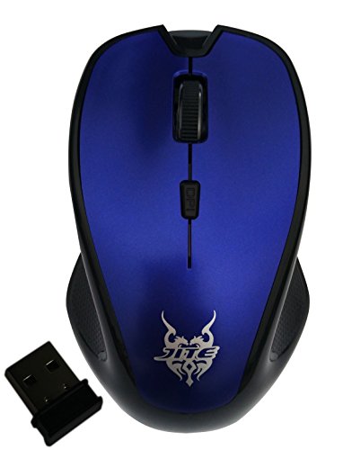 Preisvergleich Produktbild 2.4G Optische Wireless Gaming Maus mit verstellbaren 2500 DPI, 6-Tasten,USB Nano Receiver für Gamer Pro Office Home