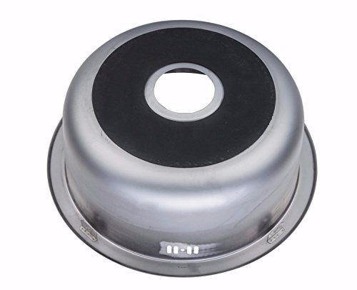 Brushed Stainless Steel Round Bowl Inset Kitchen Sink & Fittings & Waste Kit (M08 bs)