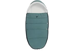 Brogtorl Coprigambe universale per passeggino compatibile con Babyzen YOYO/YOYO2, Stokke YOYO3 e Bugaboo, tessuto antivento e antigelo, facile da pulire (blu acqua)