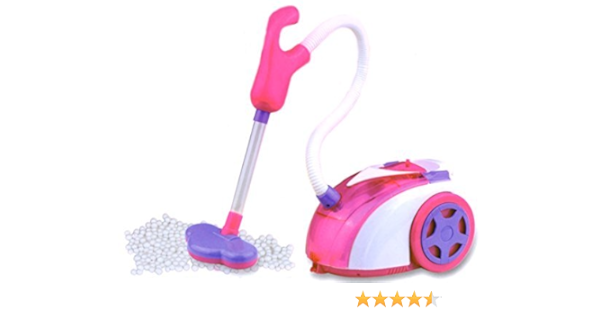 pink toy hoover