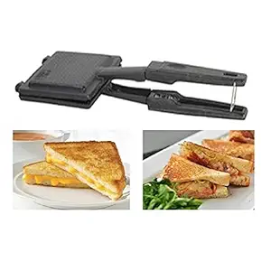 Tridev Enterprises Non-Stick Gas Toaster || Gas Toaster For Sandwitches - Black