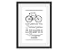 Produktbild Shabby Druck Kunstdruck DAS LEBEN IST WIE FAHRRAD FAHREN Vintage Fine Art Print DIN A3
