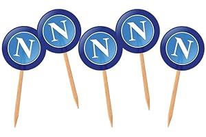 PARTYLANDIA Artikel für Neapel, offizielle Sportgesellschaft Fußball Neapel, Fußball, Geburtstag, Mottoparty, besondere Veranstaltung, Feier (Picks)