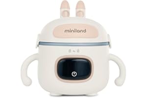Miniland Warmy Food On the Go Chauffe nourriture pour bébé portable, batterie rechargeable, câble, couverts et boîte